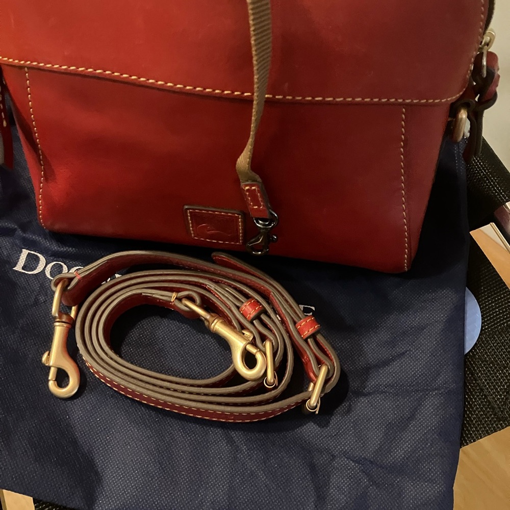 Dooney & Bourke Red leather Cameron Crossbody